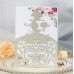 Glitter Invitation Card With Envelope Beautiful Girl Invitation Wedding Card Laser Cut